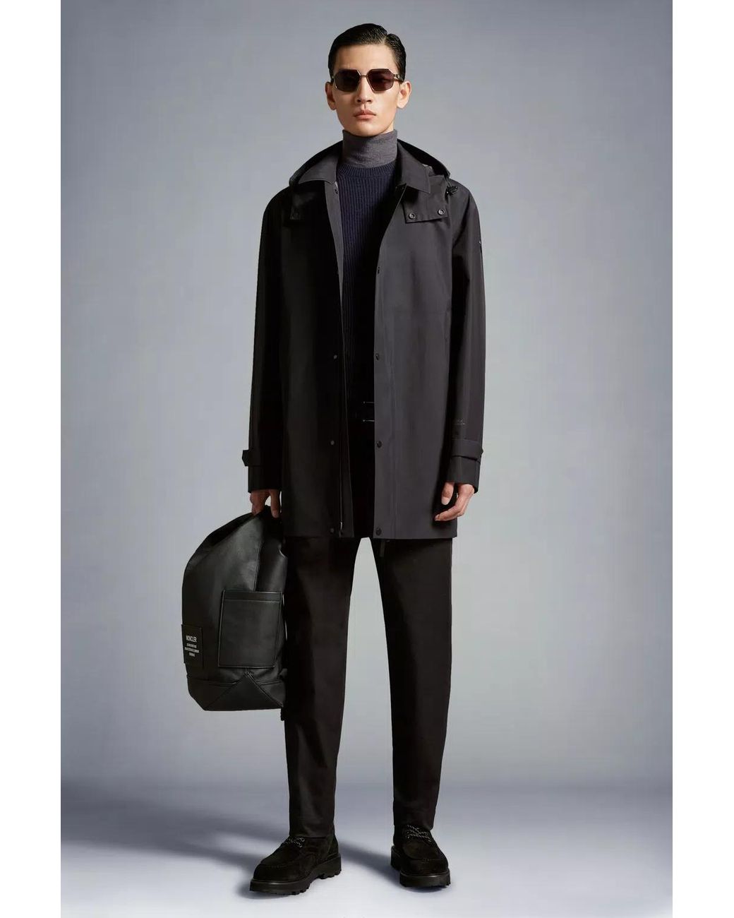 Moncler Black Mongioia Coat for men