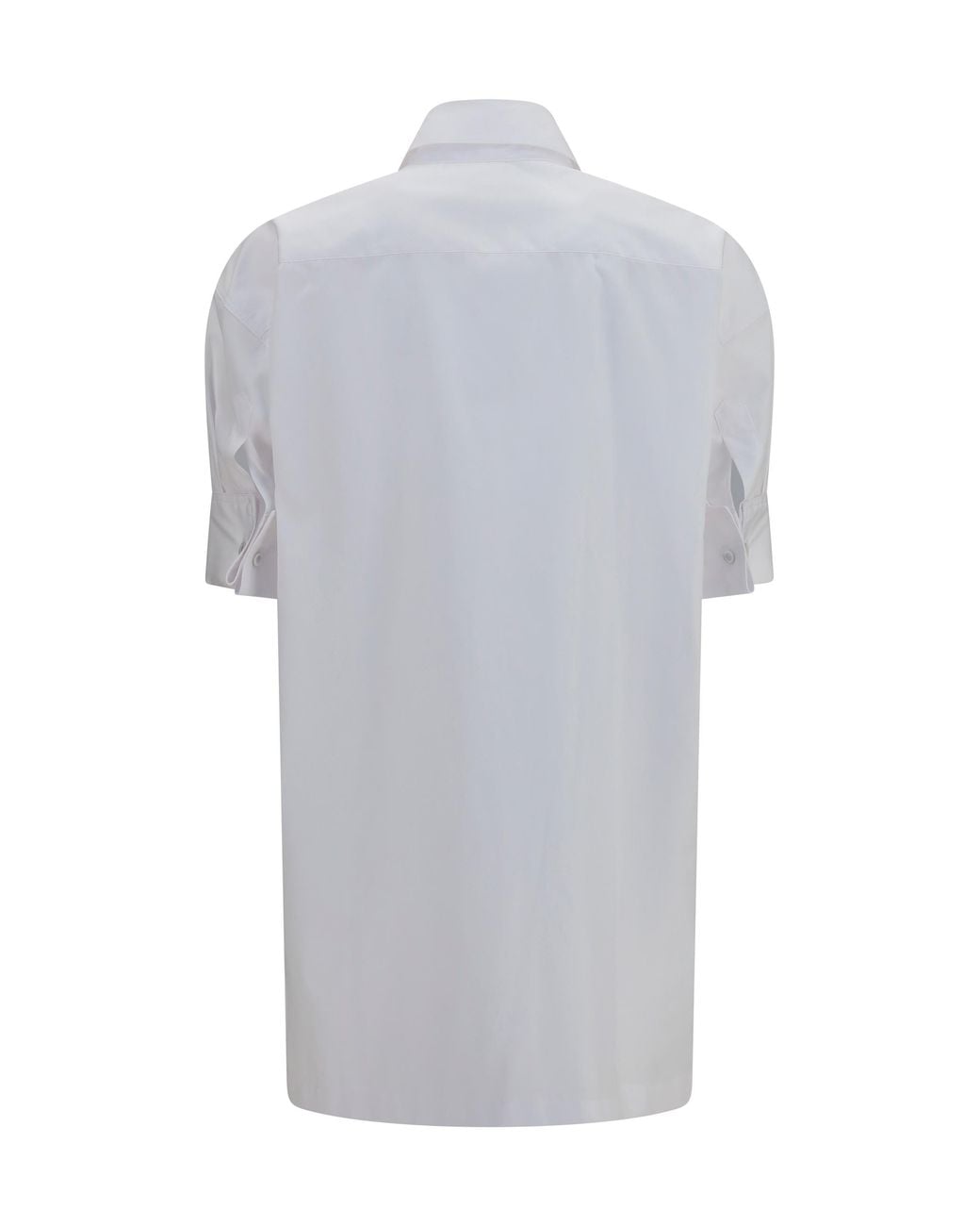 Dries Van Noten White Loose Cotton Shirt