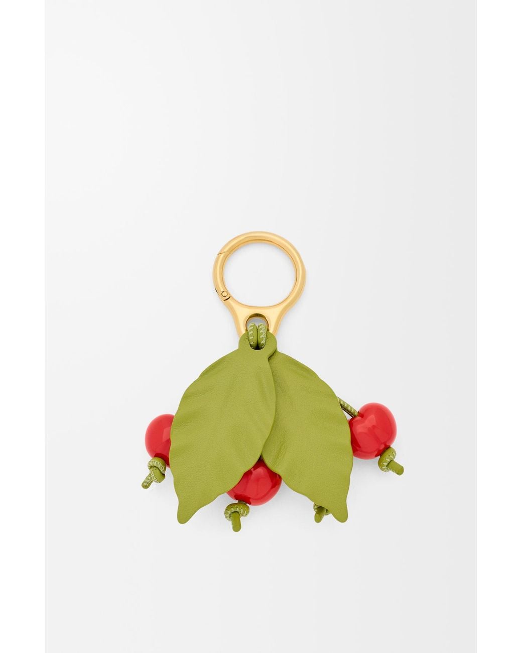 Loewe White Paula's Ibiza Cherry Keychain