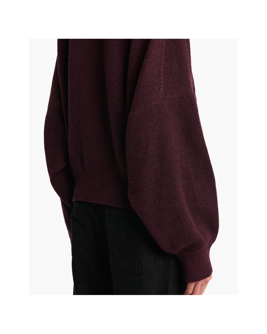 Khaite Purple Wolfe V-Neck Jumper