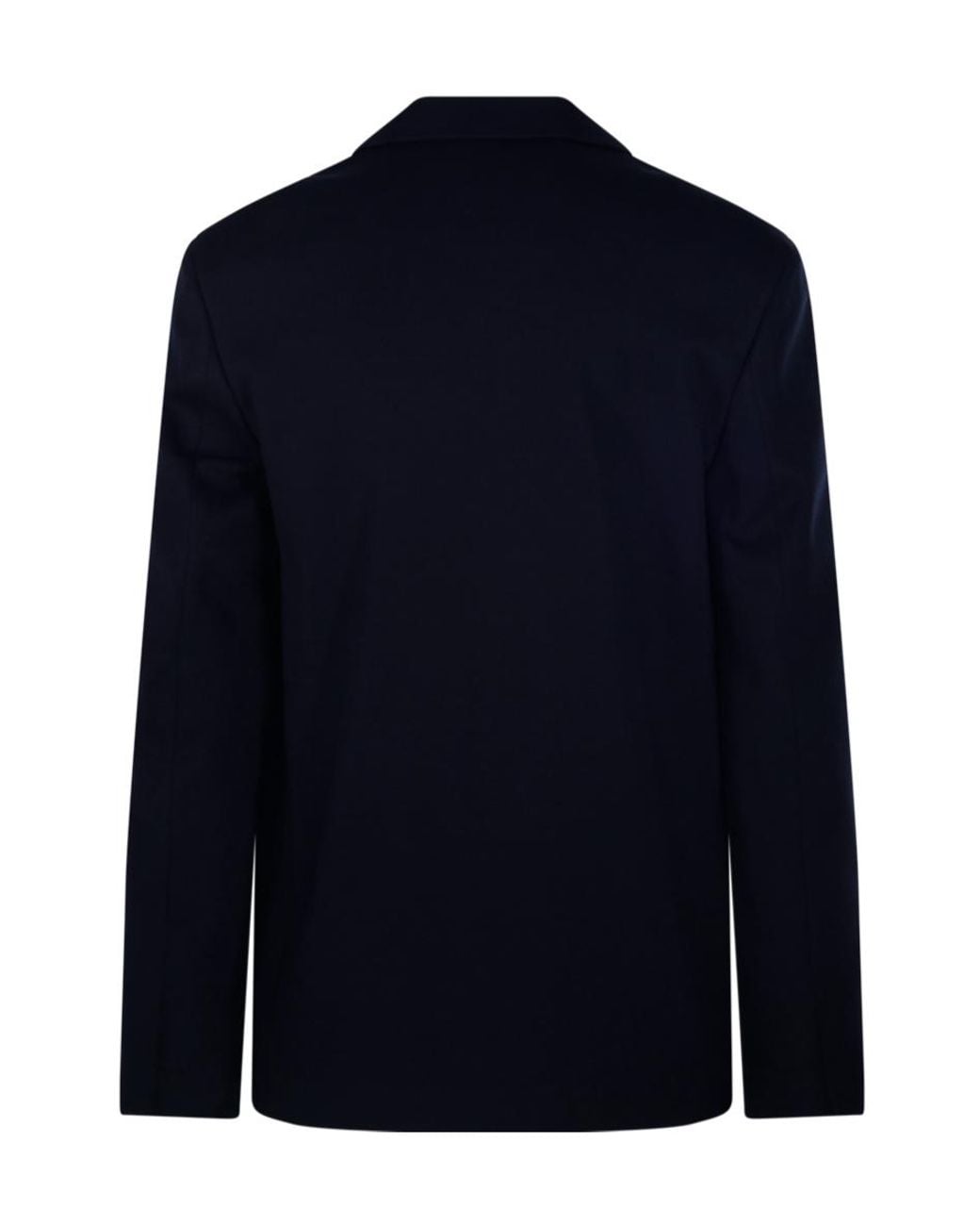 Gucci Blue Logo-Embroidered Single-Breasted Blazer for men