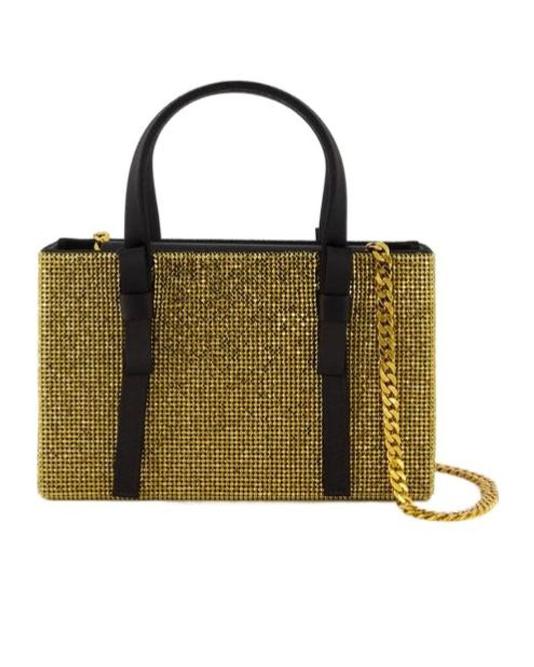 Kara Green Mesh Chain Tote Bag