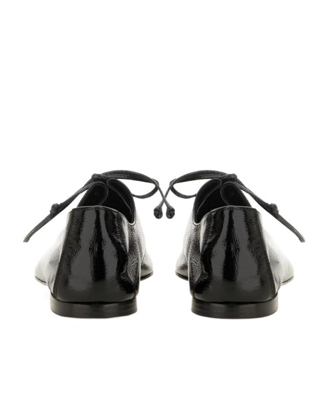 Hereu Black Plegada Lace-Up Shoes