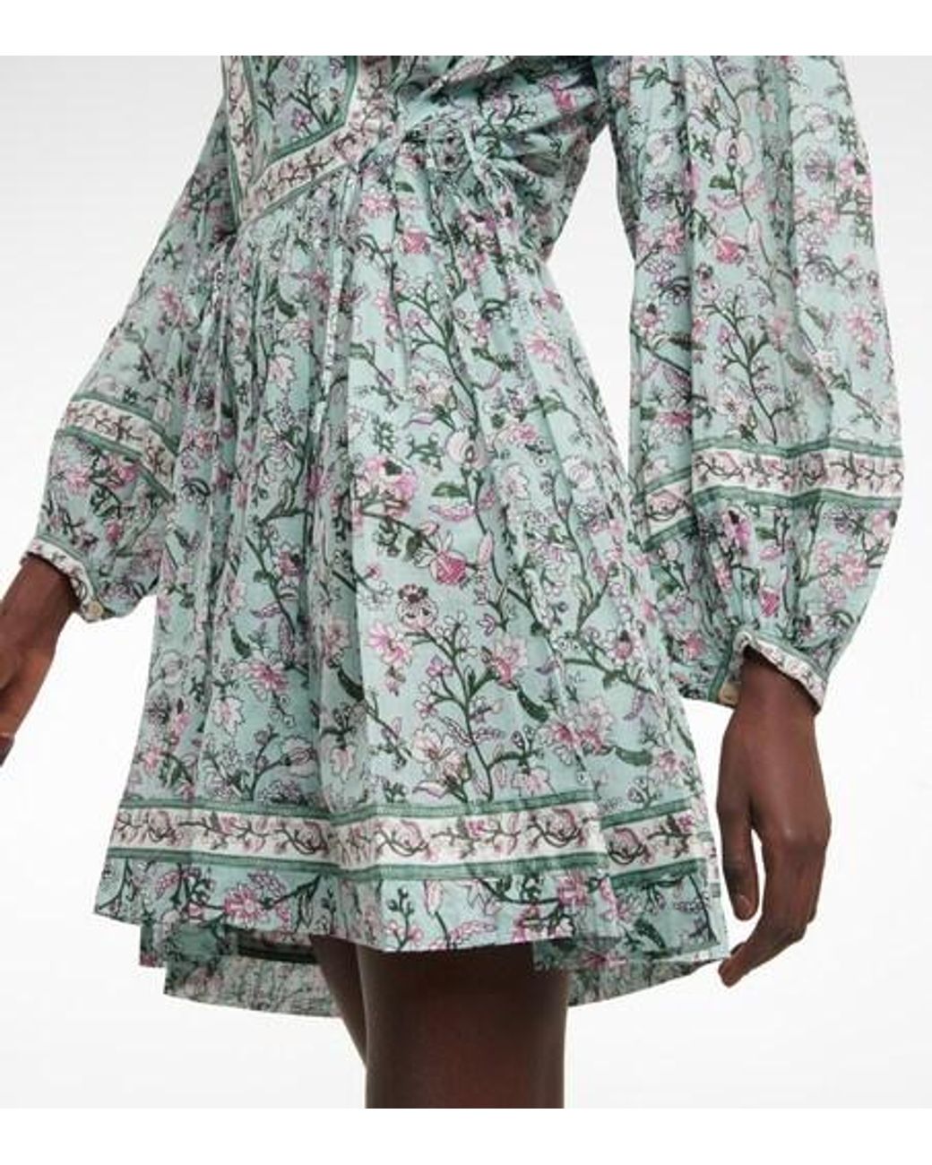 Isabel Marant Blue Floral Minidress