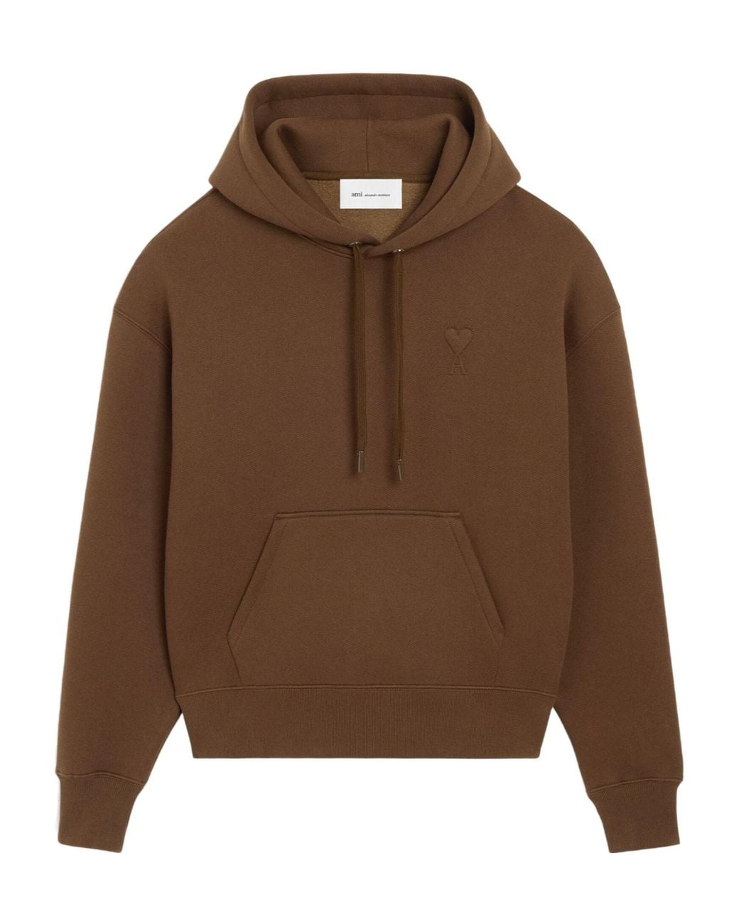 AMI Brown Long-Sleeve Sweatshirt for men