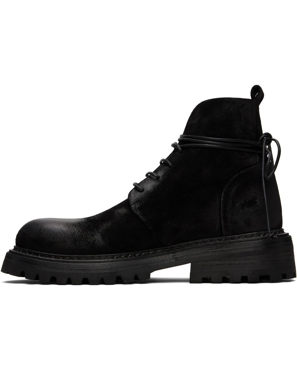 Marsèll Black Carraucola Ankle Boots for men