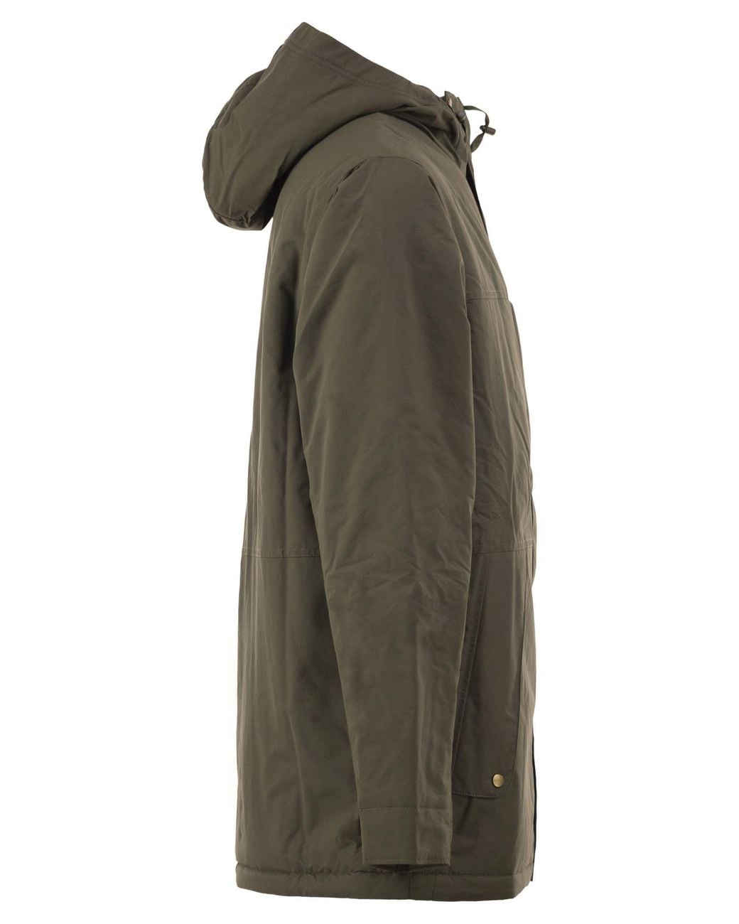 Patagonia Green Isthmus Hooded Parka Coat for men