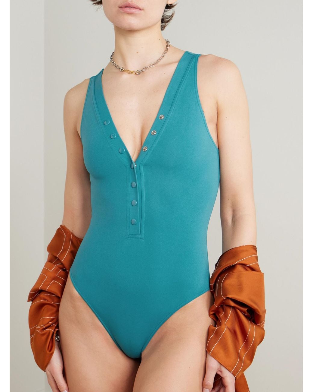 Eres Blue Les Essentiels Icone Swimsuit