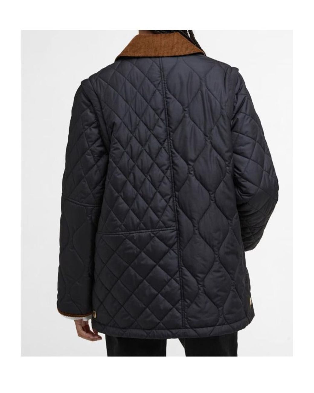 Barbour Blue Lorrie Quilted Jacket