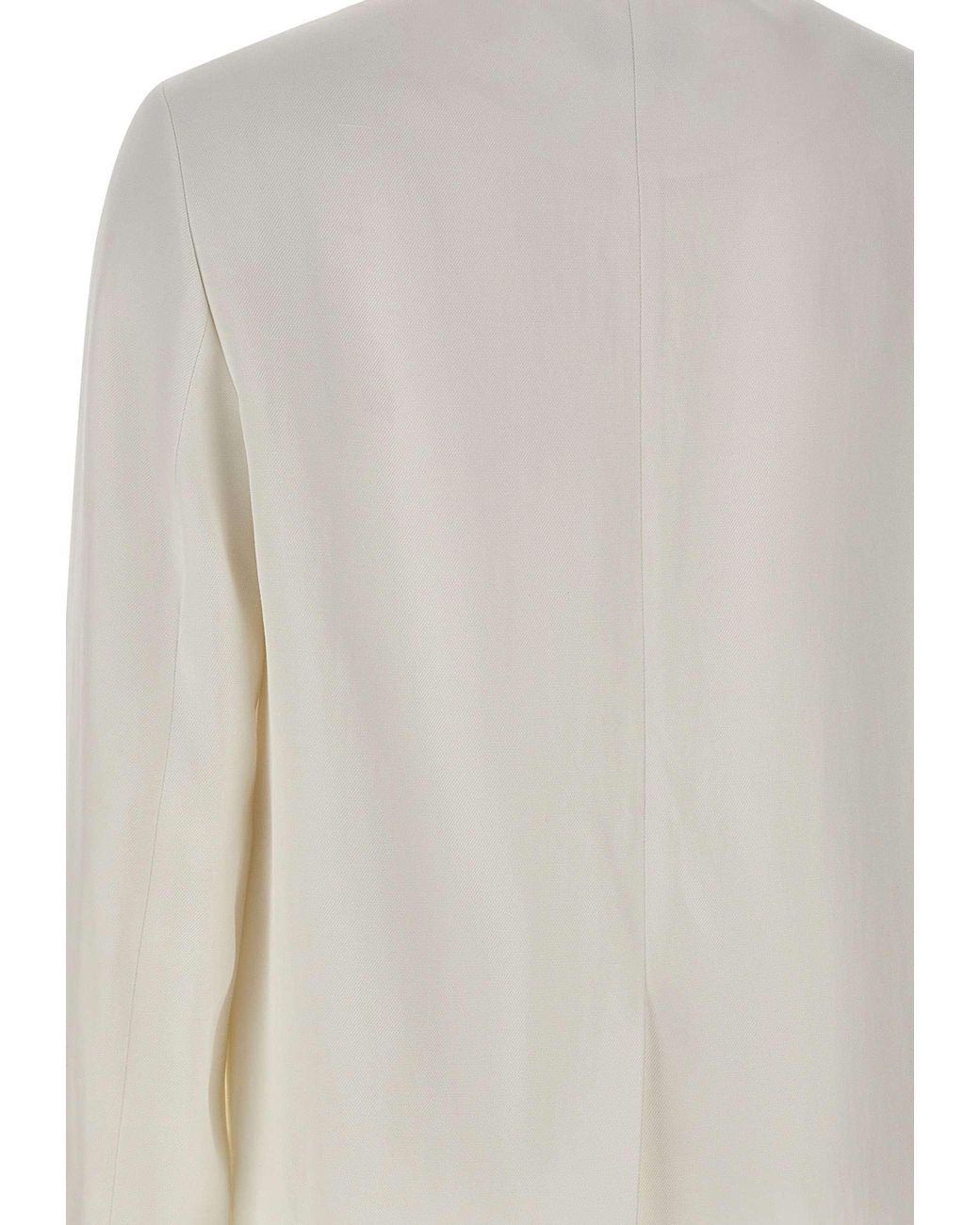 Loulou de Saison White Bono Asymmetric Jacket