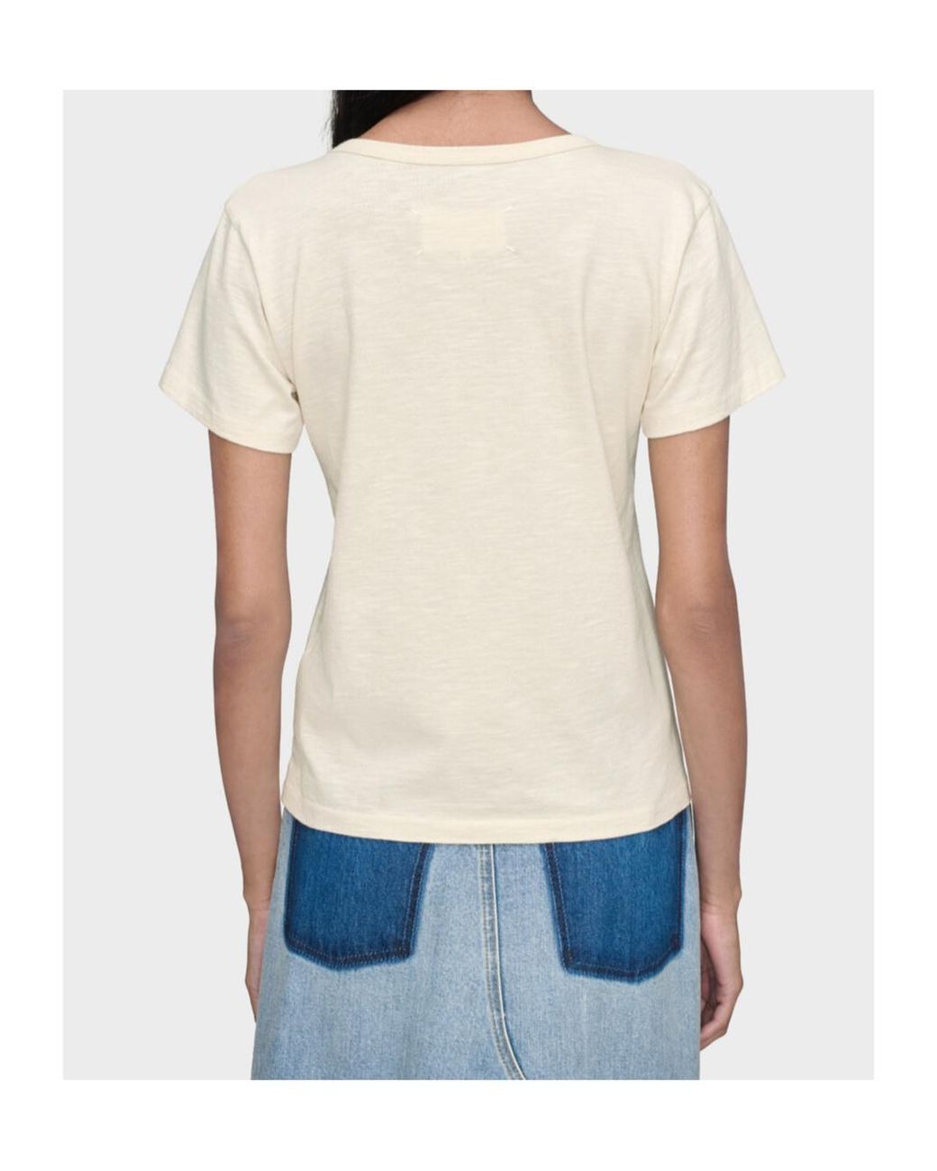 Maison Margiela White Bird Fitted T-Shirt