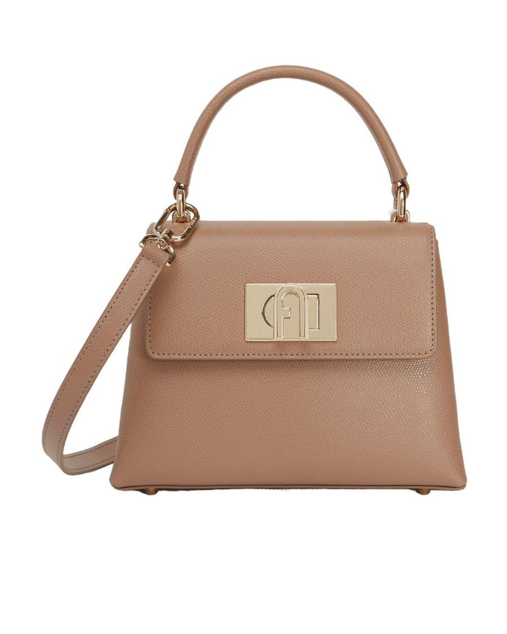 Furla Natural Leather Tote Bag