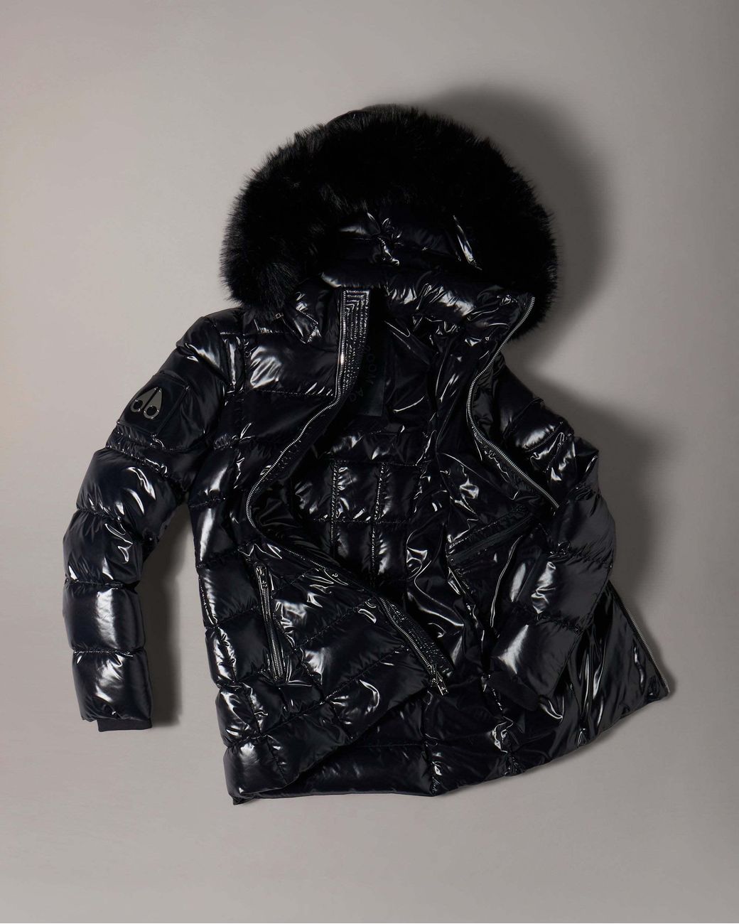 Moose Knuckles Black Celestia 3Q Down Jacket