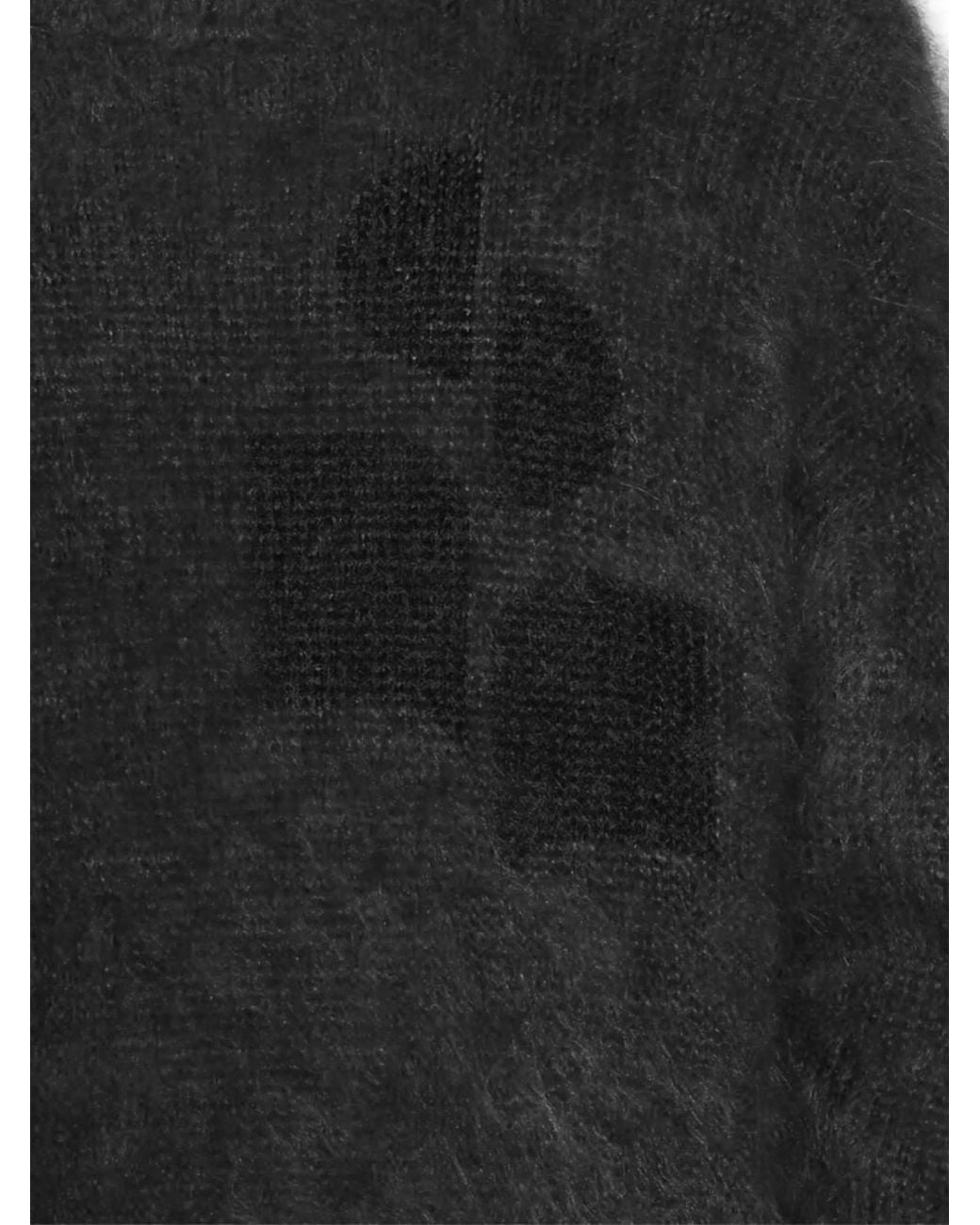 Isabel Marant Black Graphic-Print Sweater for men