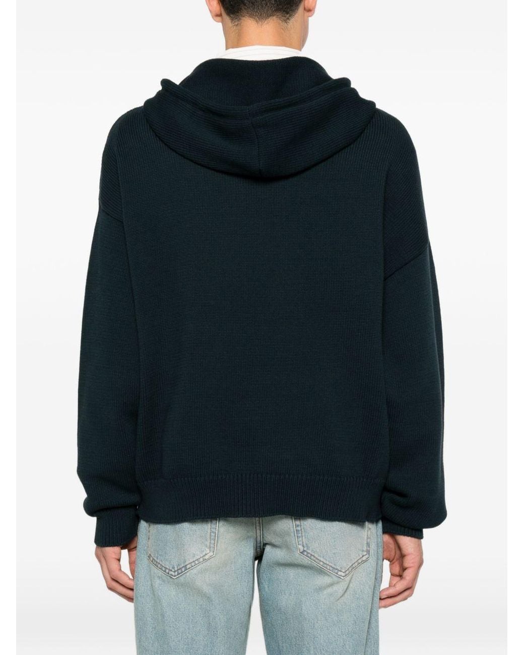 Céline Blue Hooded Sweater for men