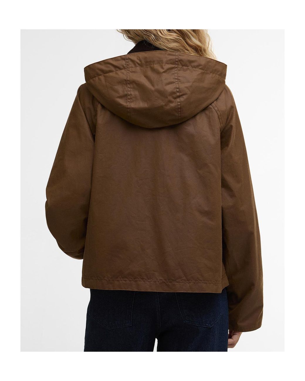 Barbour Brown Corduroy-Collar Jacket
