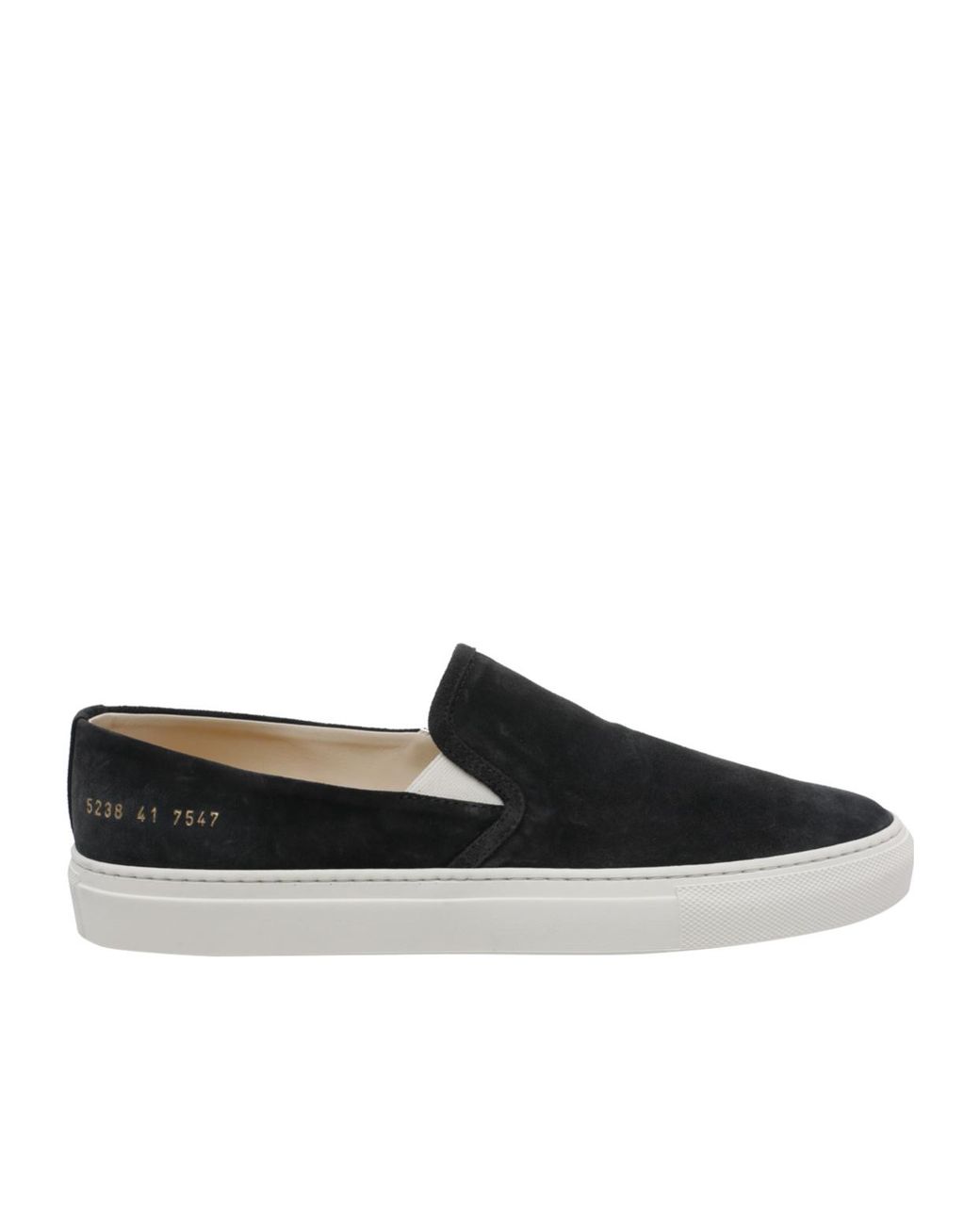 Common Projects Black Low-Top Minimalist Sneakers for men