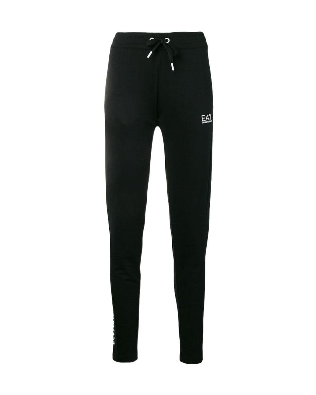 EA7 Black Logo Sweatpants