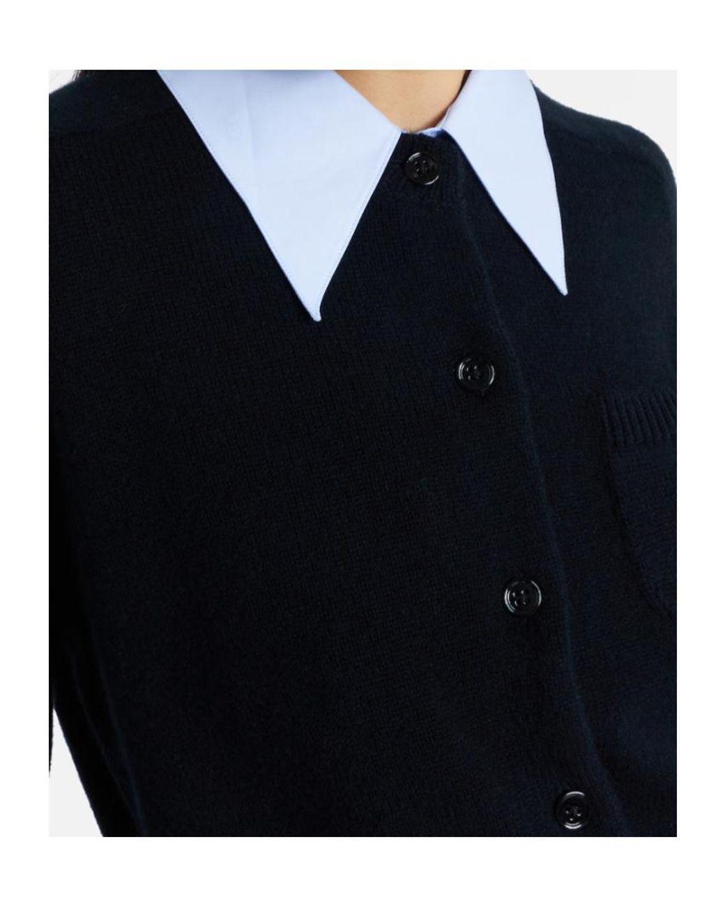 Dorothee Schumacher Black Long-Sleeved Cardigan