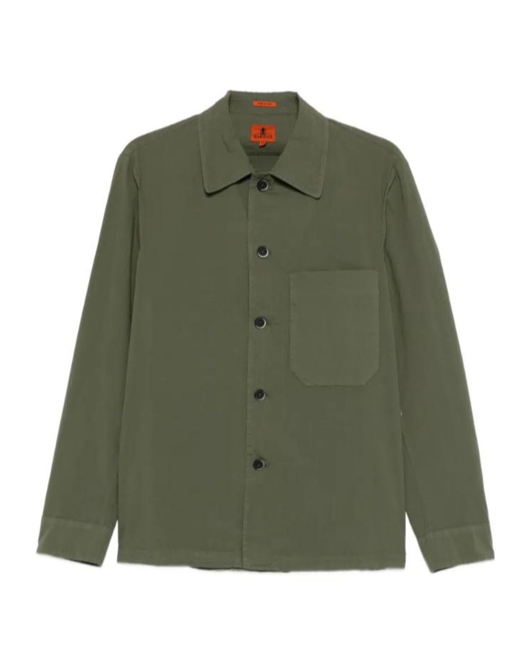 Barena Green Button Pocket Shirt for men