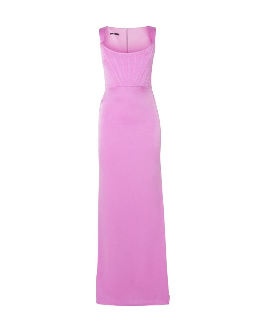 Alex Perry Pink Satin Crepe Gown