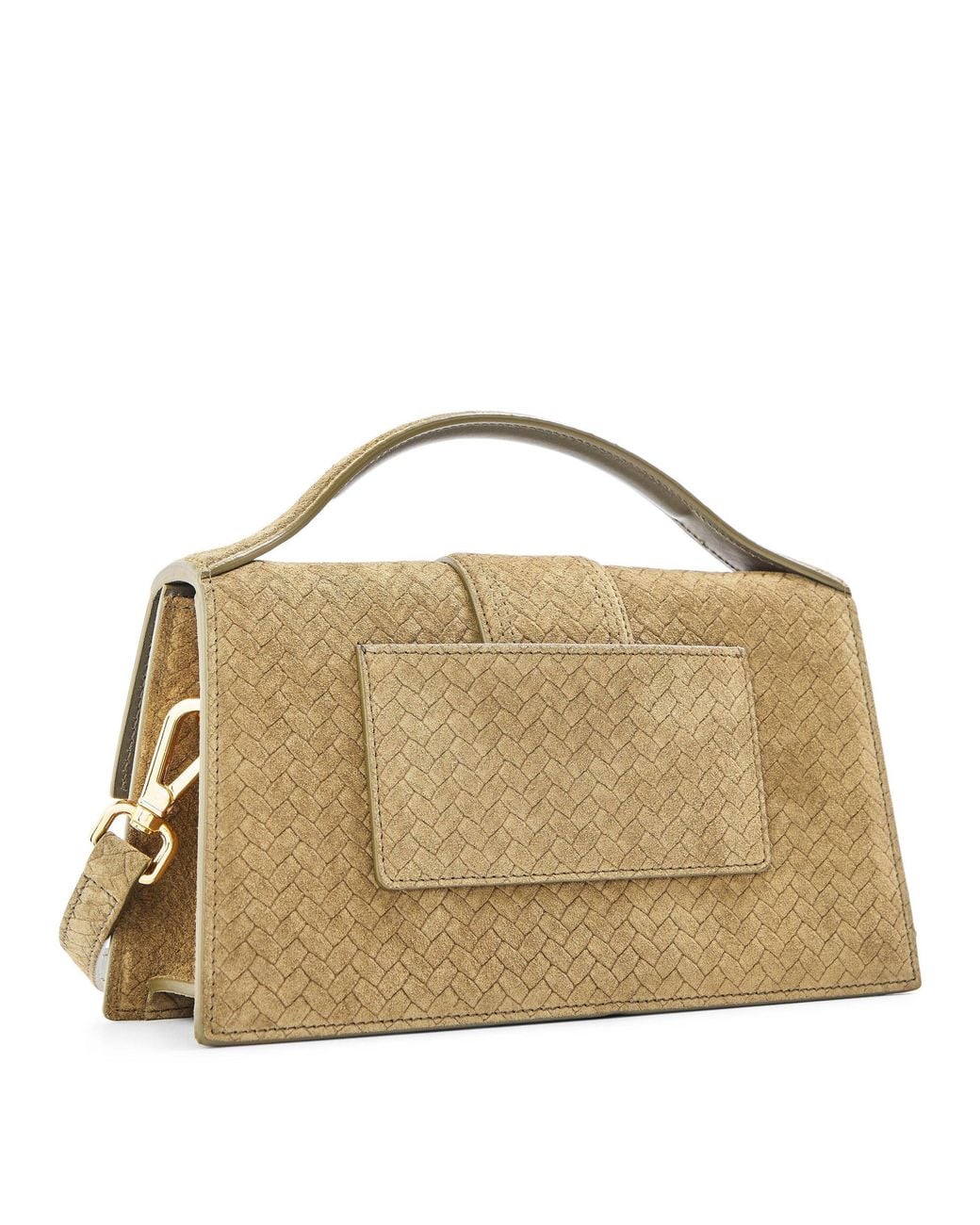 Jacquemus Black Simple Large-Capacity Genuine Leather Bag