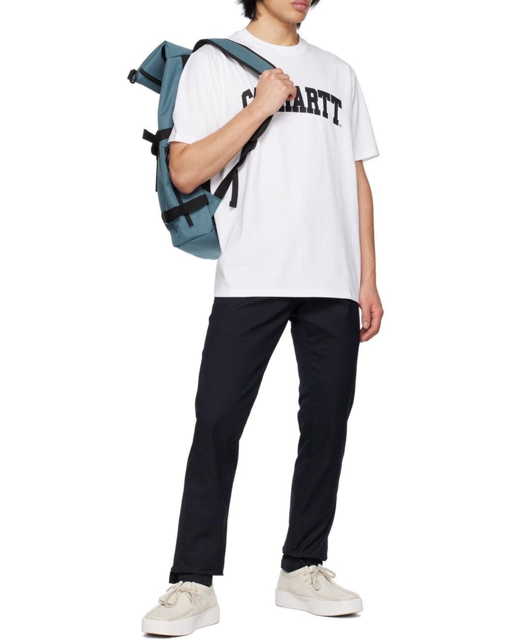 Carhartt Black Straight-Leg Trousers for men