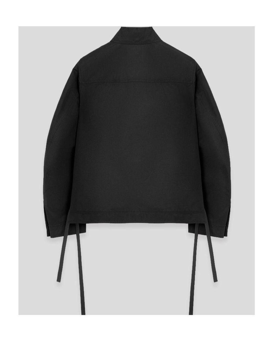 Loewe Black Leather-Pocket Workwear Jacket