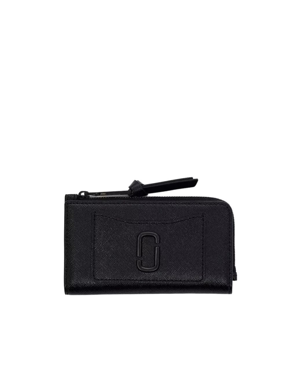 Marc Jacobs Black The Utility Snapshot Dtm Slim Wallet