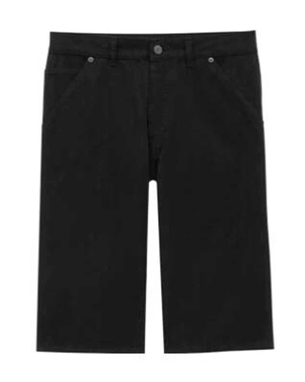 Saint Laurent Black Baggy Bermuda Shorts for men