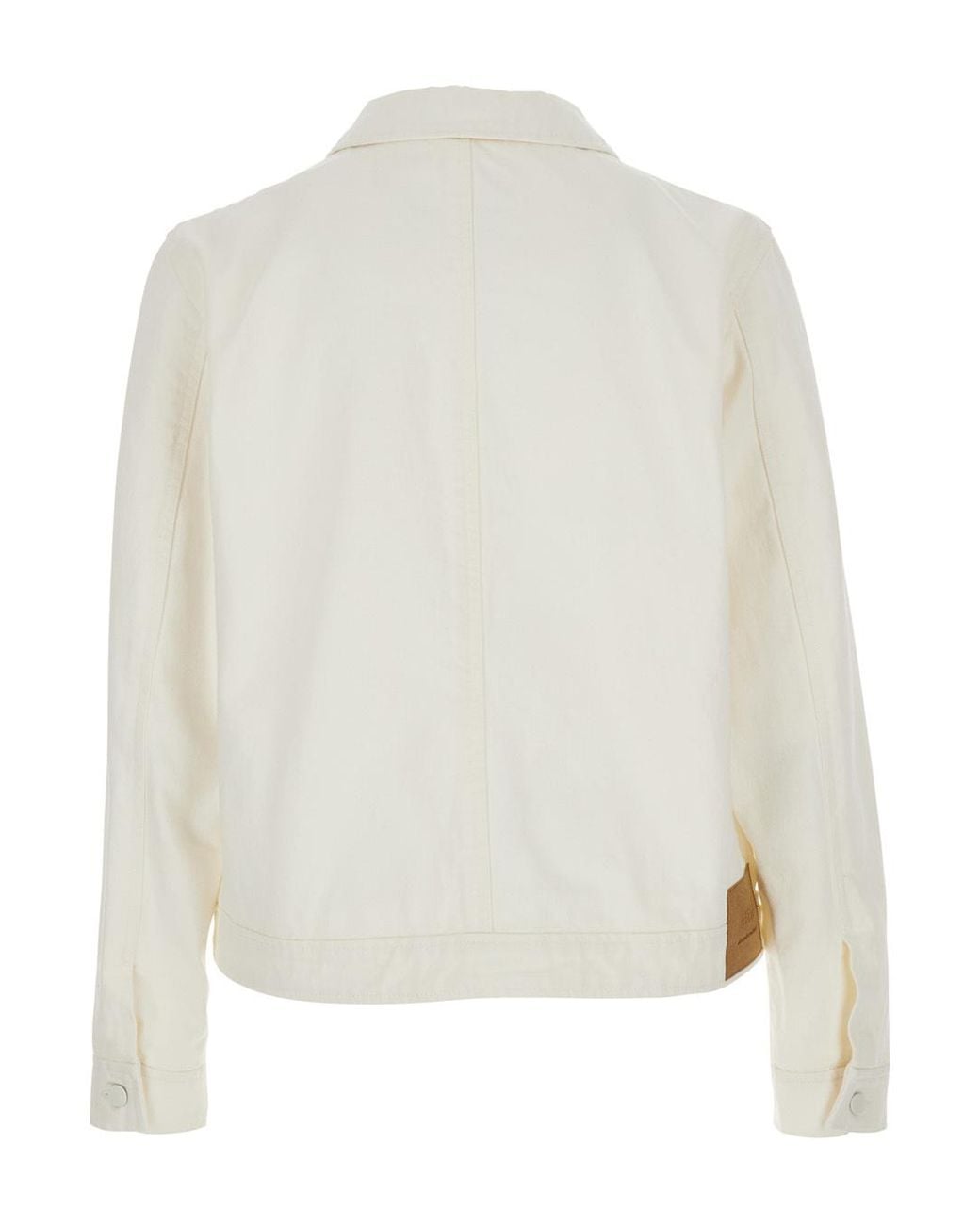 AMI White Ami Ami De Coeur Zip-Up Jacket for men
