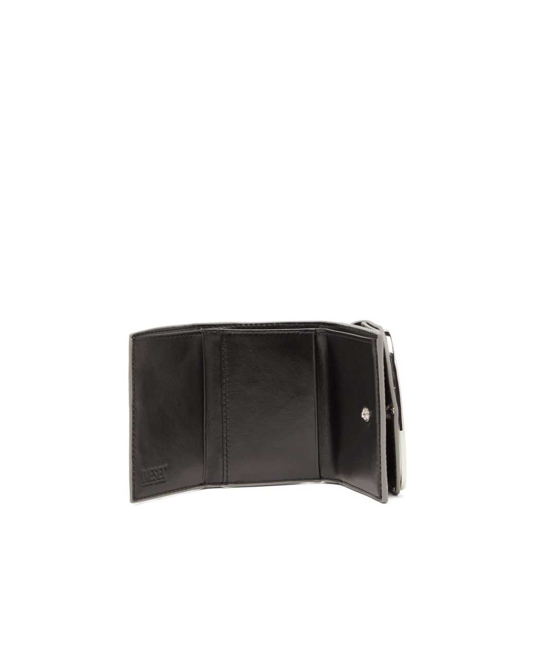 DIESEL White 1Dr Tri-Fold Wallet