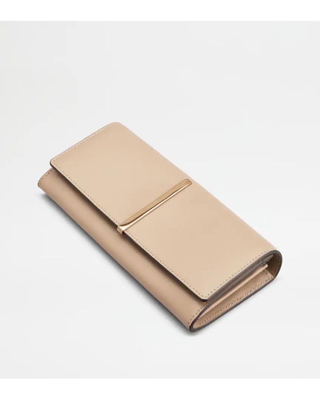 Tod's Natural Snap Wallet