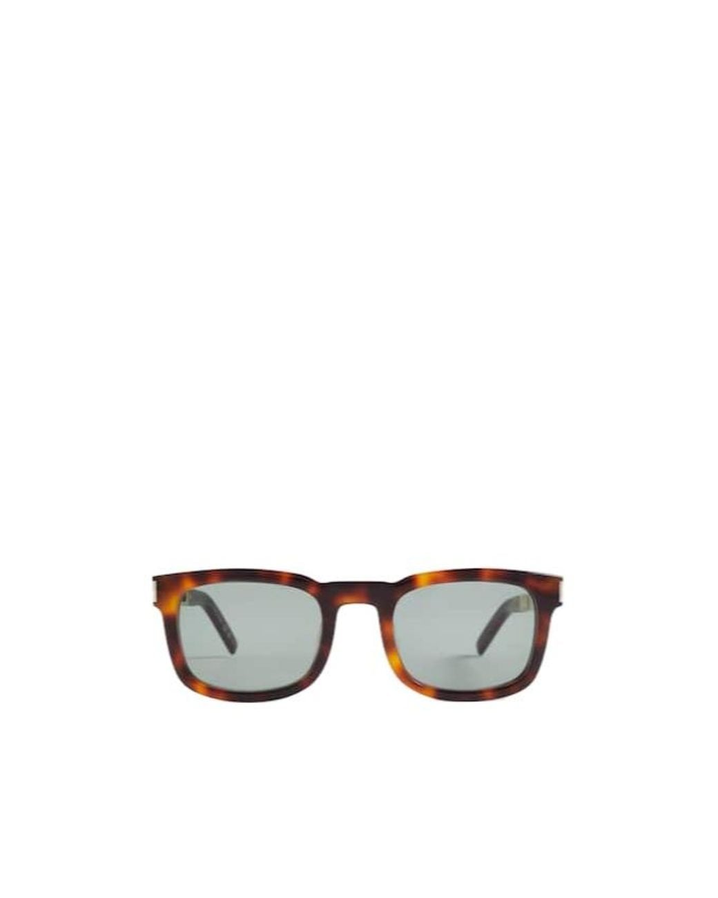 Saint Laurent Metallic Square Sunglasses for men