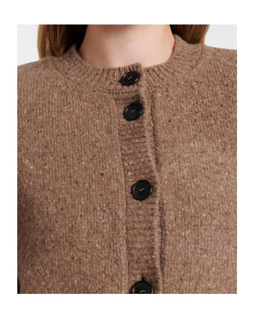 Rohe Brown Wool Cardigan