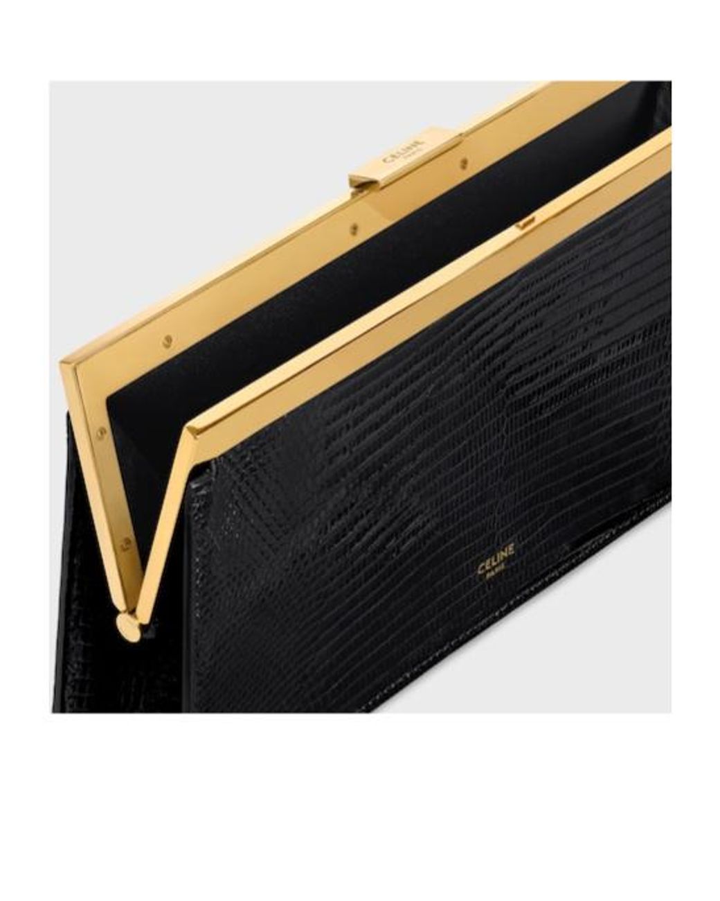 Céline Black Clutch Augustine