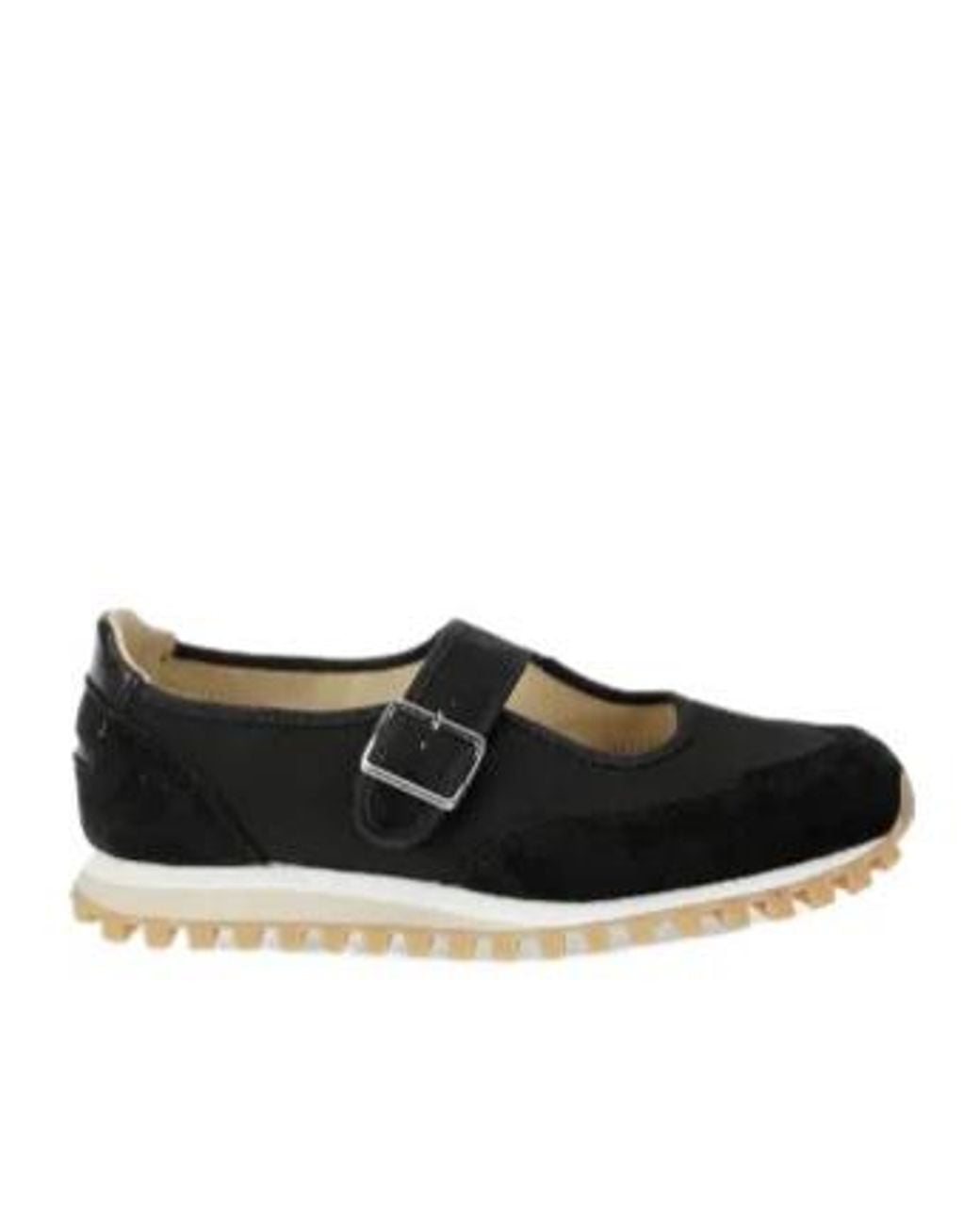Comme des Garçons Black Buckle Strap Sneakers