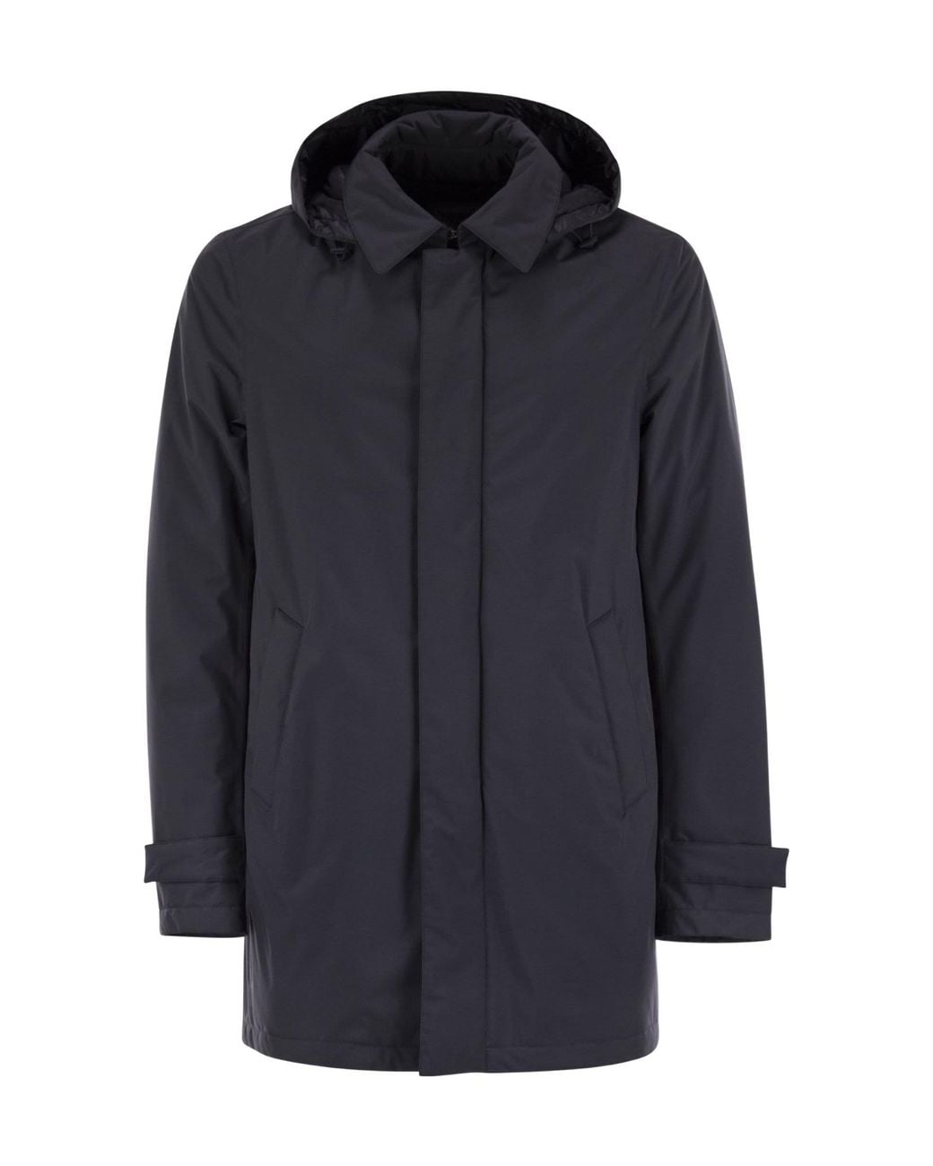 Herno Blue Waterproof 2-layer Laminar Fabric for men