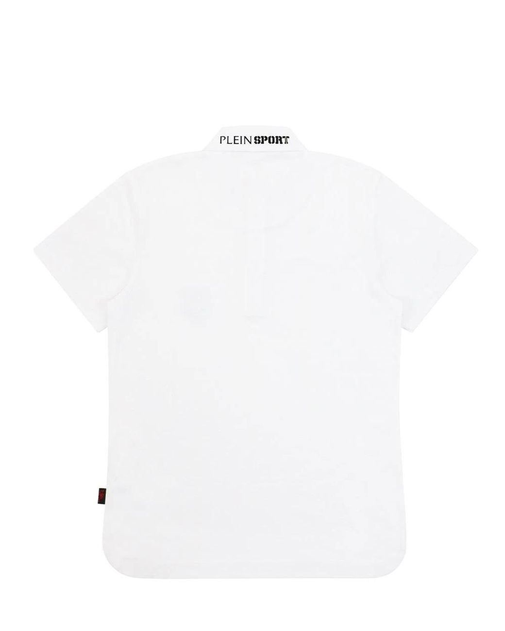 Philipp Plein White Logo Polo Shirt for men