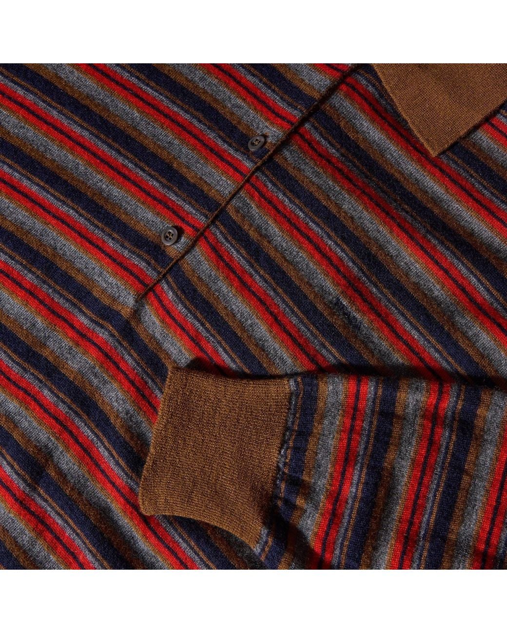 Prada Red Striped Longsleeve Sweater