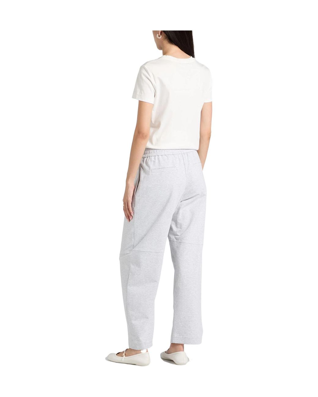 Brunello Cucinelli White Solidcolor Sweatpants