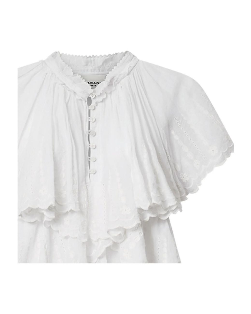 Isabel Marant White Lorna Top