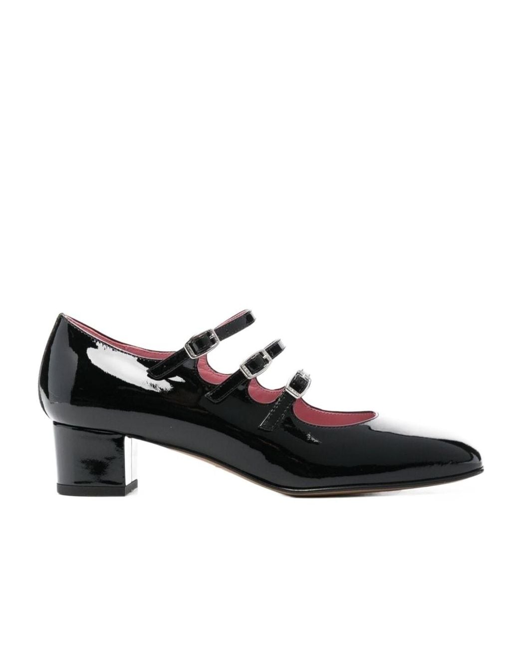 CAREL PARIS Black Carel Kina Mary Janes Pumps
