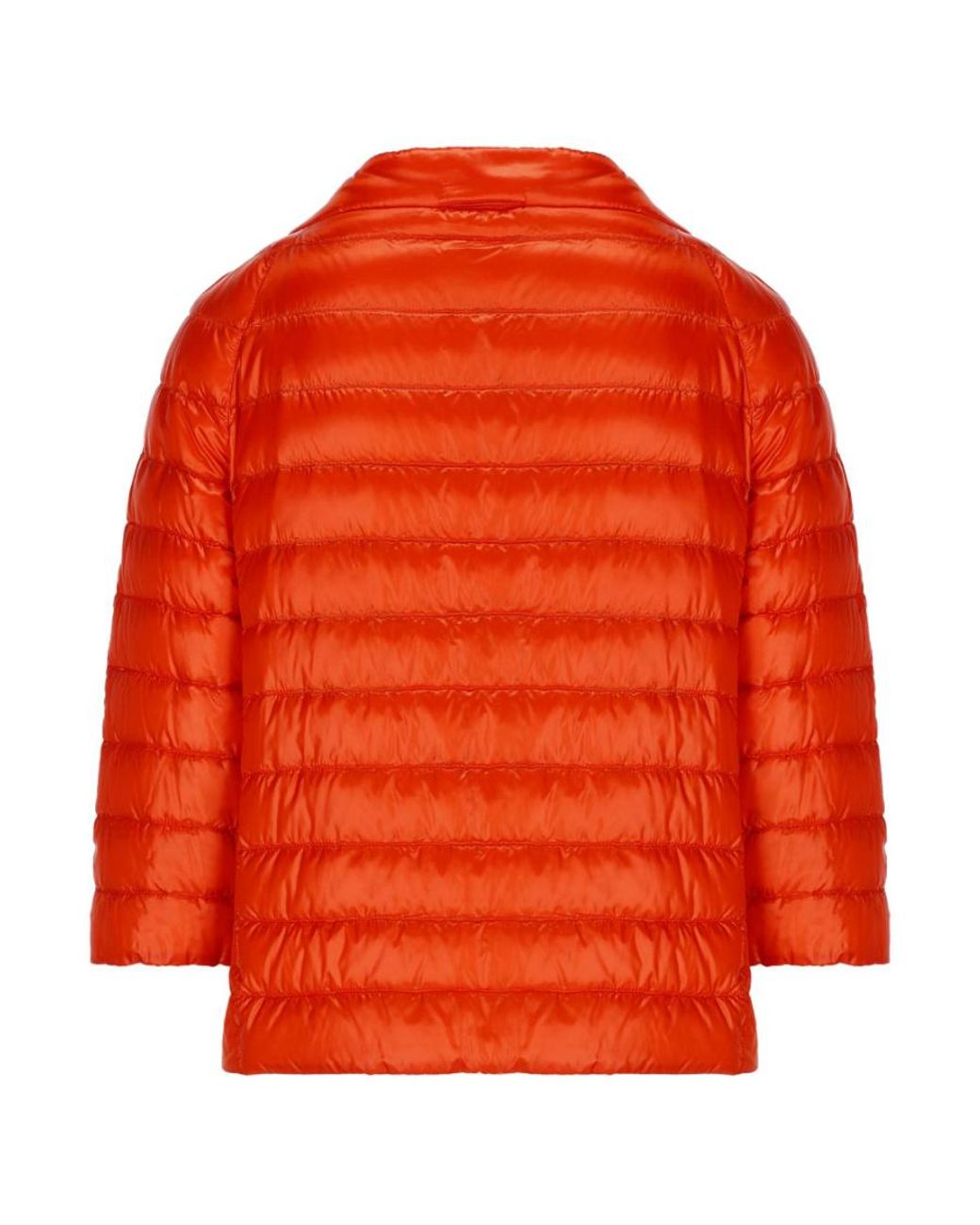 Herno Gray Reversible Buttoned Padded Jacket