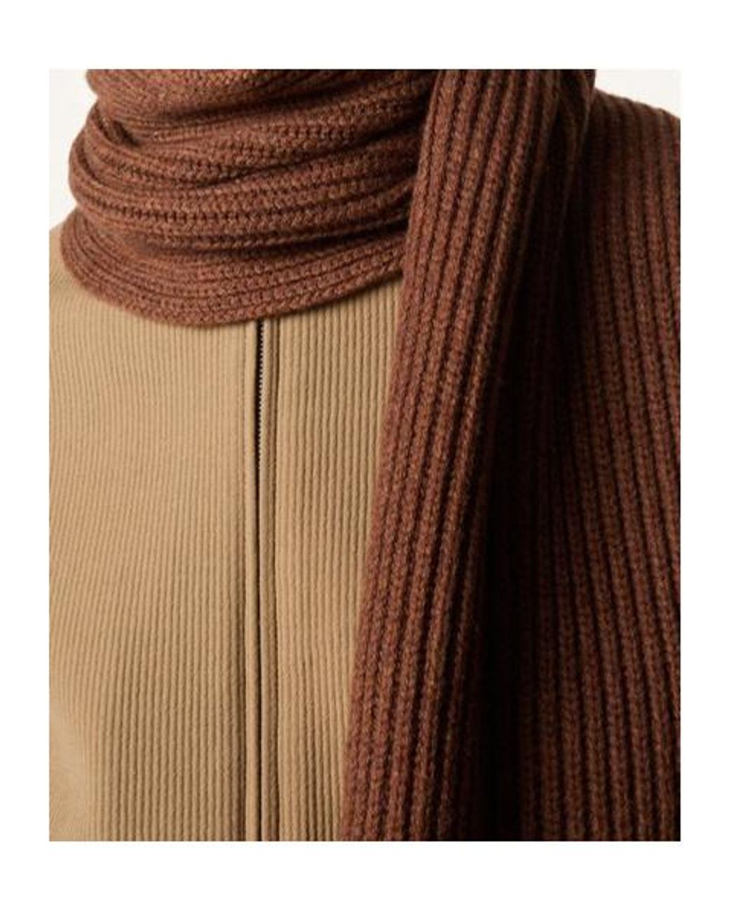Loro Piana Brown English Scarf for men