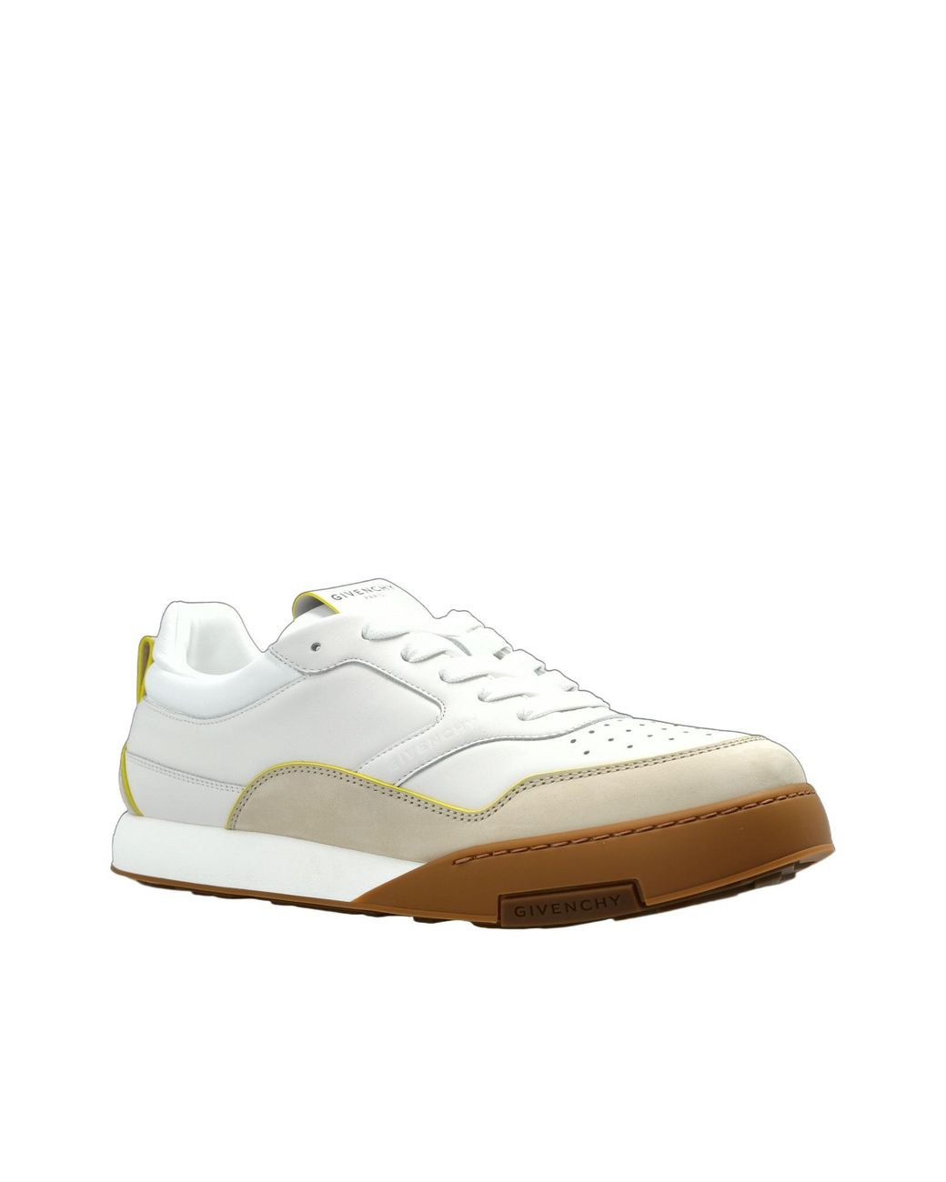 Givenchy White Leather Sports Shoes for men
