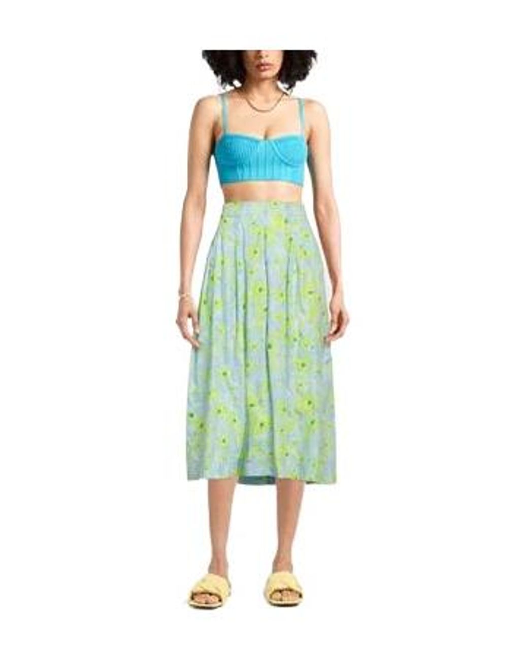 Marni Green Midi Skirts