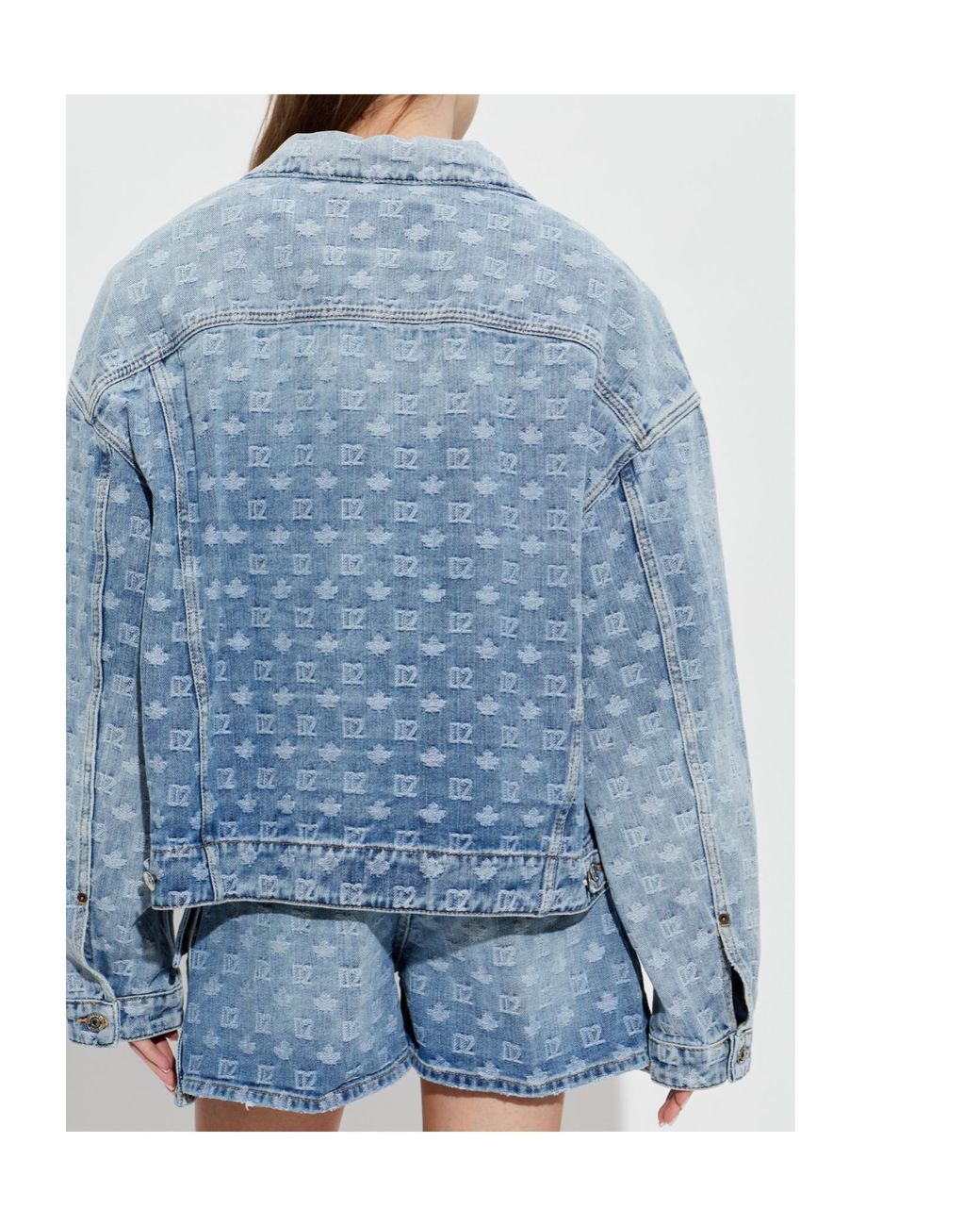 DSquared² Blue Buttoned Denim Jacket