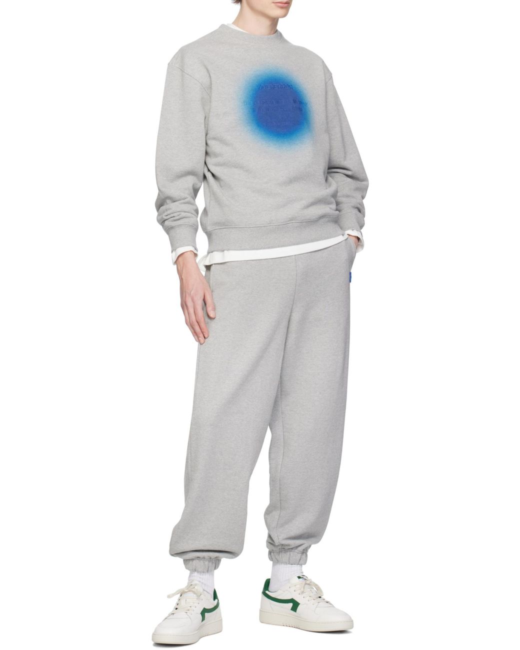 Adererror Gray Long Sleeve Sweatshirt for men