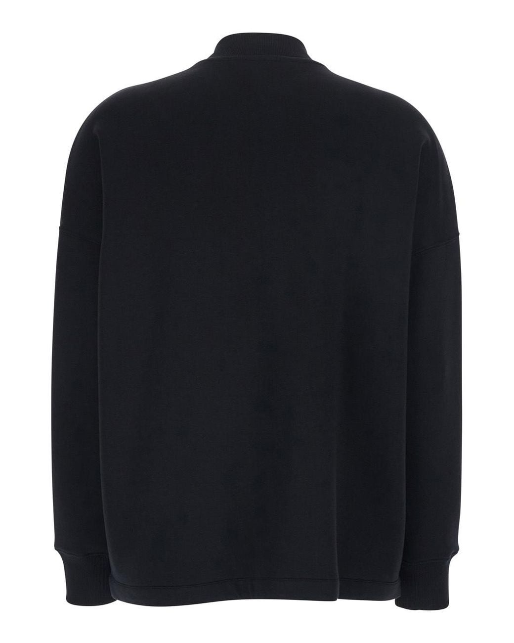 Max Mara Black Cotton-Blend Zip-Up Jacket